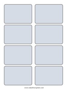 Word Label Template 8 Per Sheet - label template